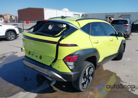2024 Hyundai Kona Limited из США, поврежденный, VIN KM8HE3A34RU114986